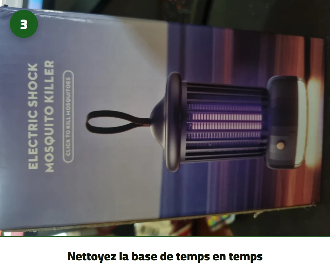 Nettoyez la base de temps en temps