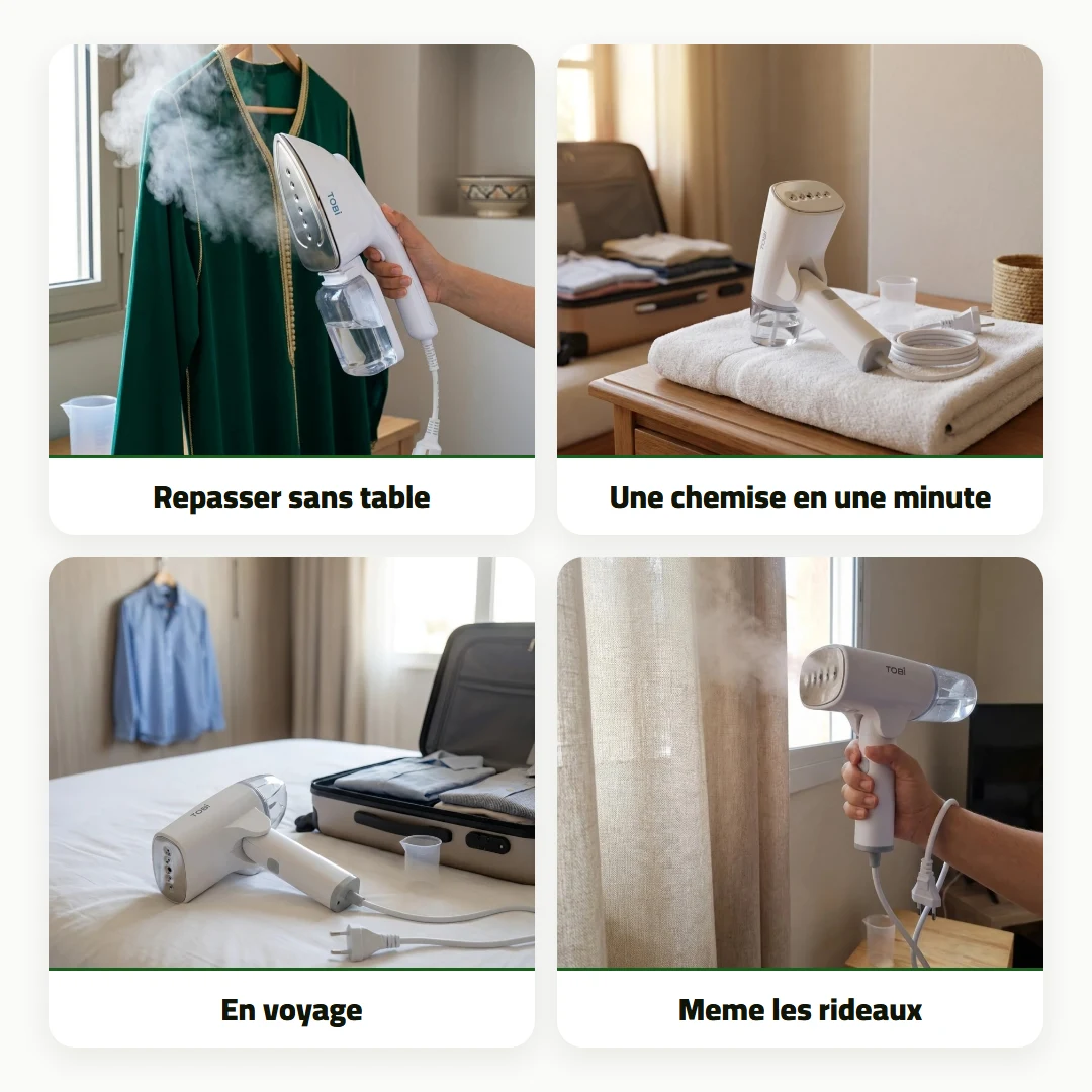 Fer à vapeur portable